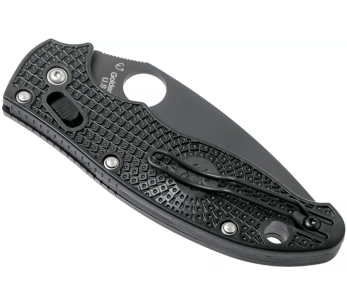 Spyderco Manix 2 C101PBBK2 foldekniv sort nylon/glasfiberhåndtag 11,8 cm 2