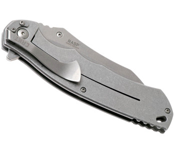 Faca dobrável CRKT RASP 2081 Cabo de aço inoxidável de 12,8 cm 2