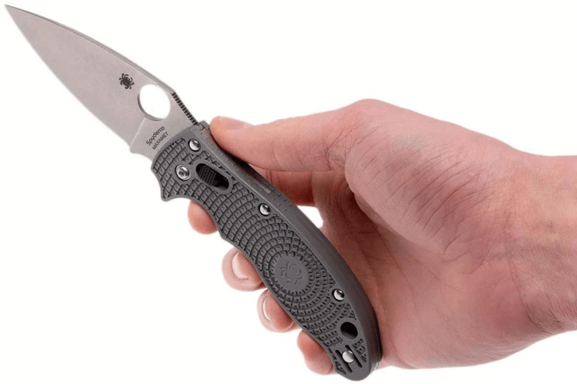 Spyderco Manix 2 Maxamet C101PGY2 foldekniv i grå copolymer/glasfiber 11,8 cm