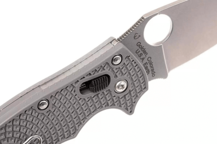 Spyderco Manix 2 Maxamet C101PGY2 vouwmes in grijs copolymeer/fiberglas 11.8cm