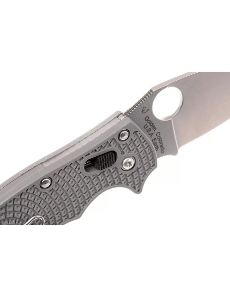 Klappmesser Spyderco Manix 2 Maxamet C101PGY2 aus Copolymer/Glasfaser grau 11,8cm