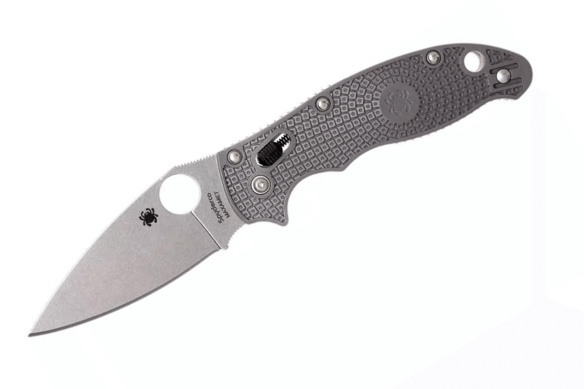 Faca dobrável Spyderco Manix 2 Maxamet C101PGY2 em copolímero cinzento/fibra de vidro 11,8 cm
