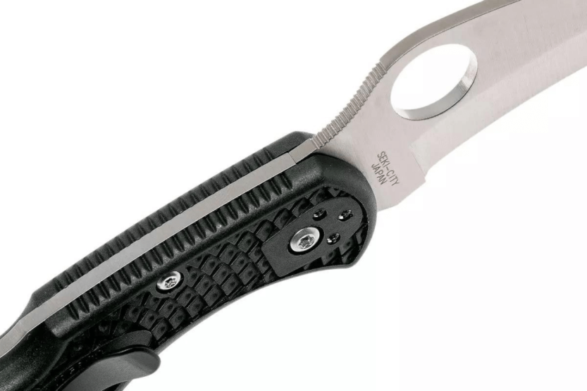 Klappmesser Spyderco Tasman Salt 2 C106PBK2 Nylon/Glasfaser Griff schwarz 10,8cm