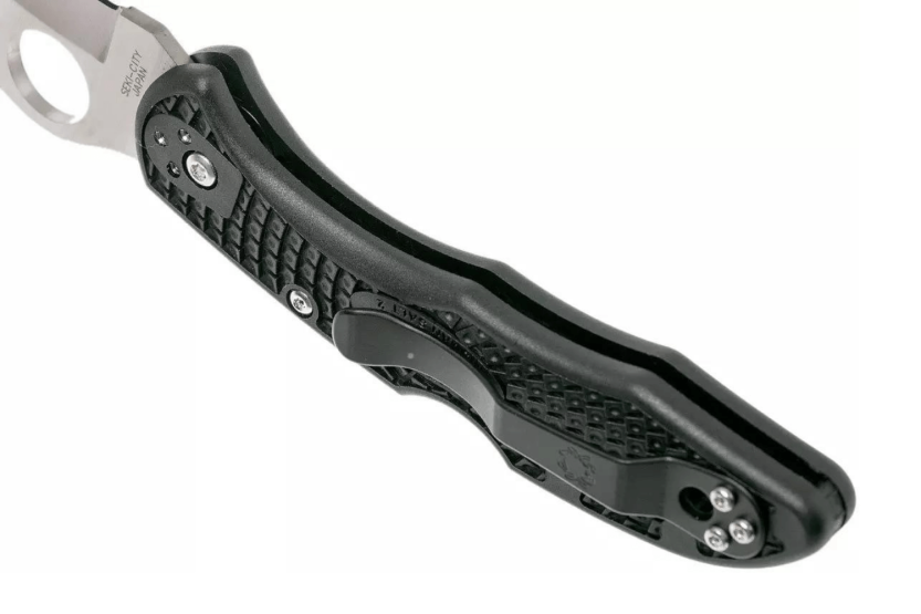 Klappmesser Spyderco Tasman Salt 2 C106PBK2 Nylon/Glasfaser Griff schwarz 10,8cm