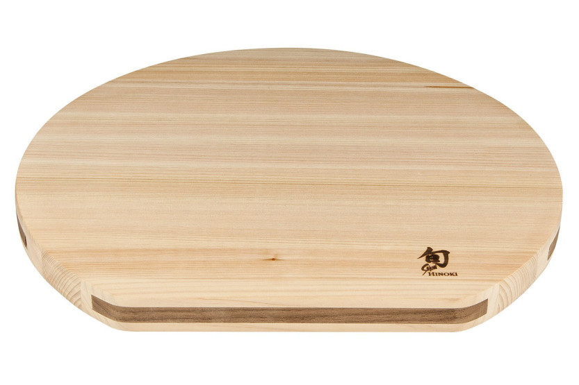 Tábua de cortar KAI em Hinoki japonês - Forma original em D