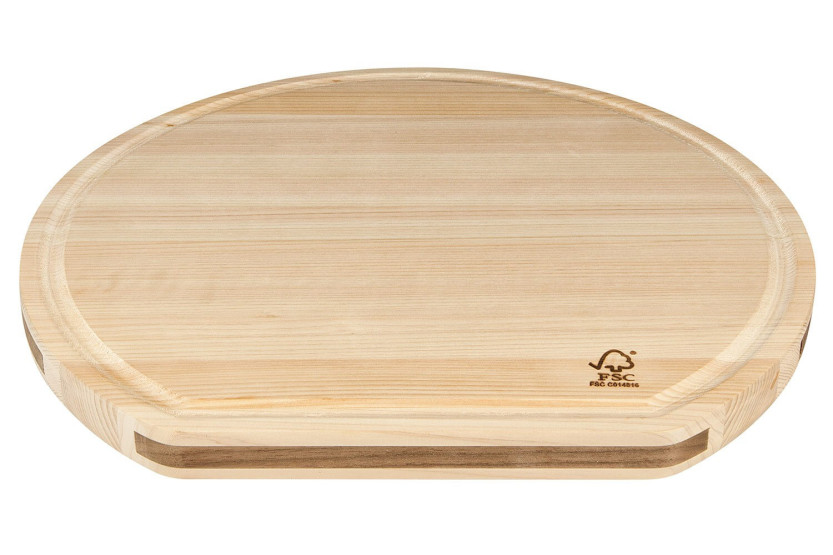 KAI skjærebrett i japansk hinoki - Original D-form