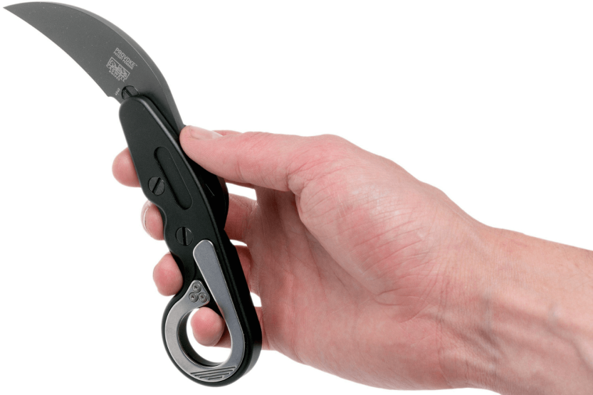 Navalha dobrável CRKT PROVOKE Kinematic Karambit 4040 Cabo de alumínio de 12,5 cm