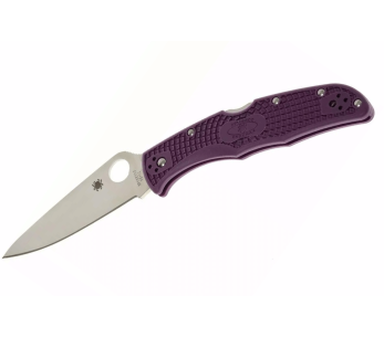 Klappmesser Spyderco Endura 4 C10FPPR Nylon/Glasfaser violett 12,6cm