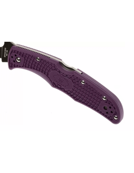 Spyderco Endura 4 C10FPPR nylon/lasikuitu violetti taittoveitsi 12.6cm