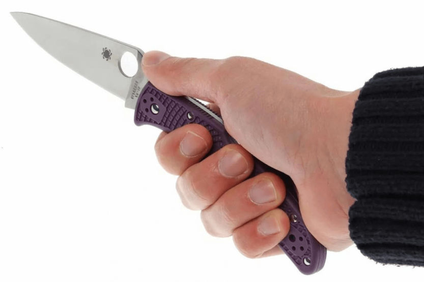 Spyderco Endura 4 C10FPPR nylon/glasfiber violett fällkniv 12,6cm