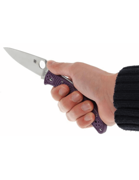 Spyderco Endura 4 C10FPPR nylon/lasikuitu violetti taittoveitsi 12.6cm