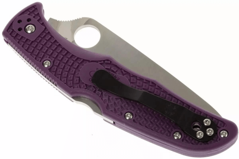 Klappmesser Spyderco Endura 4 C10FPPR Nylon/Glasfaser violett 12,6cm