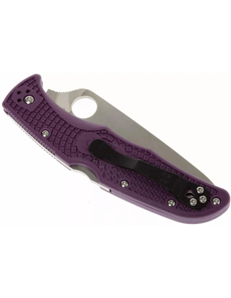 Klappmesser Spyderco Endura 4 C10FPPR Nylon/Glasfaser violett 12,6cm