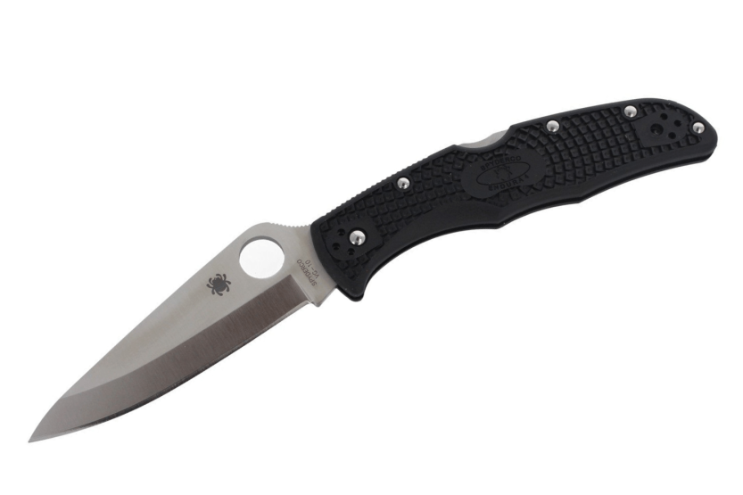 Navaja Spyderco Endura 4 C10PBK en nylon/fibra de vidrio negra 12.6cm