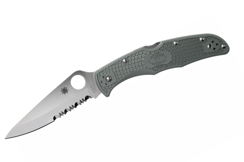 Spyderco Endura 4 C10PSFG coltello pieghevole in nylon/fibra di vetro verde 12,6 cm