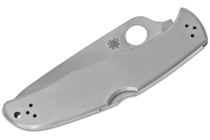 Spyderco Endura 4 C10S fällkniv, tandad, 12,5 cm handtag i rostfritt stål