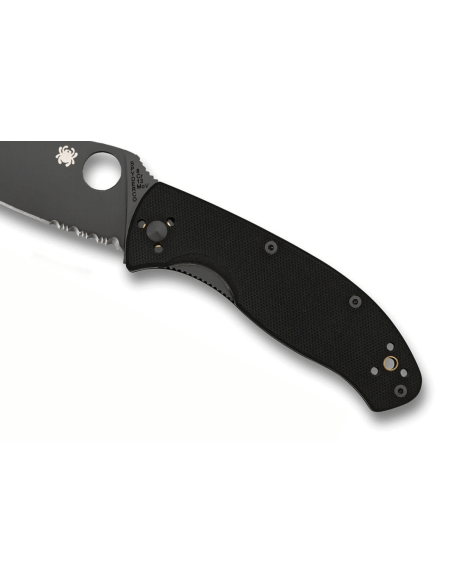 Spyderco Tenacious C122GBBKPS foldekniv med sort G10-håndtag 11,3 cm
