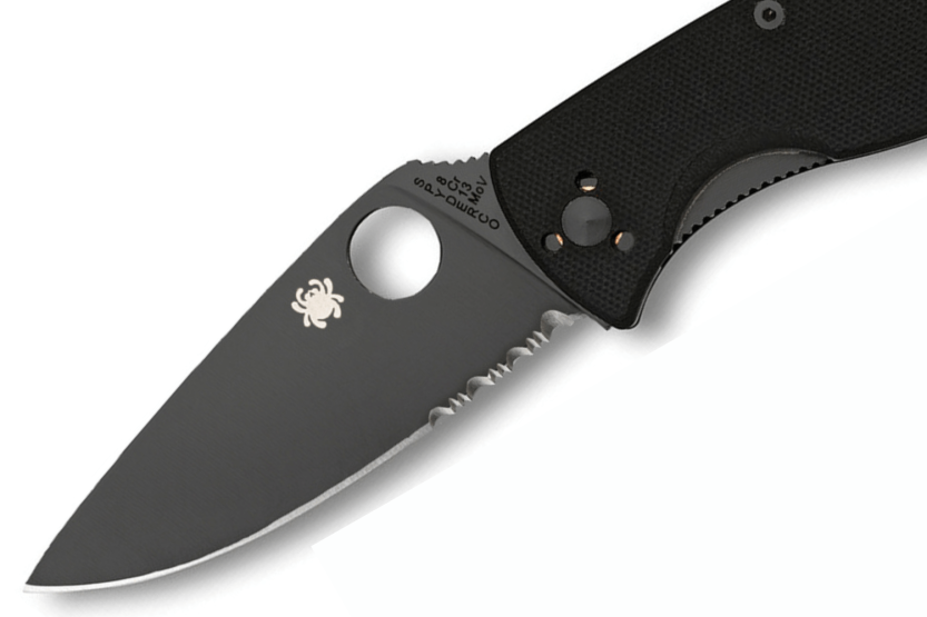 Spyderco Tenacious C122GBBKPS foldekniv med sort G10-håndtag 11,3 cm