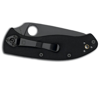 Spyderco Tenacious C122GBBKPS taittoveitsi mustalla G10-kahvalla 11.3cm 2