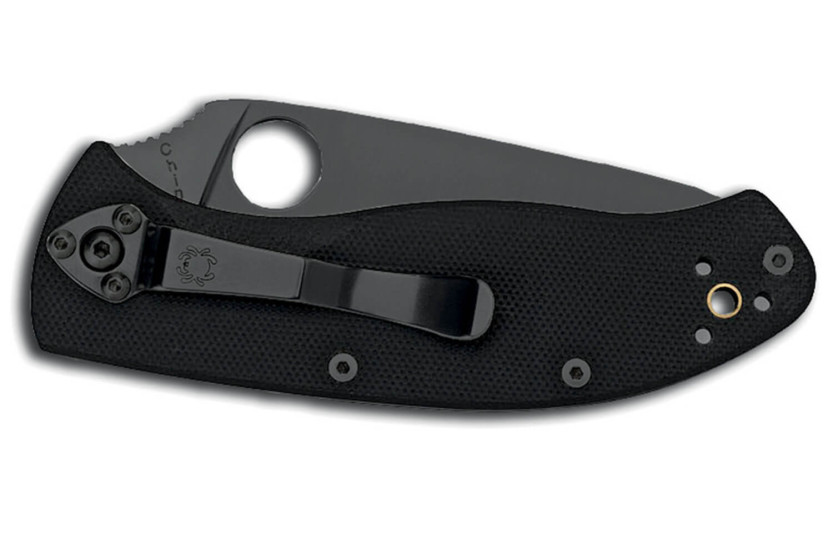 Spyderco Tenacious C122GBBKPS taittoveitsi mustalla G10-kahvalla 11.3cm