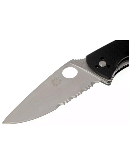 Spyderco Tenacious C122GPS foldekniv 11,1 cm med svart G10-håndtak