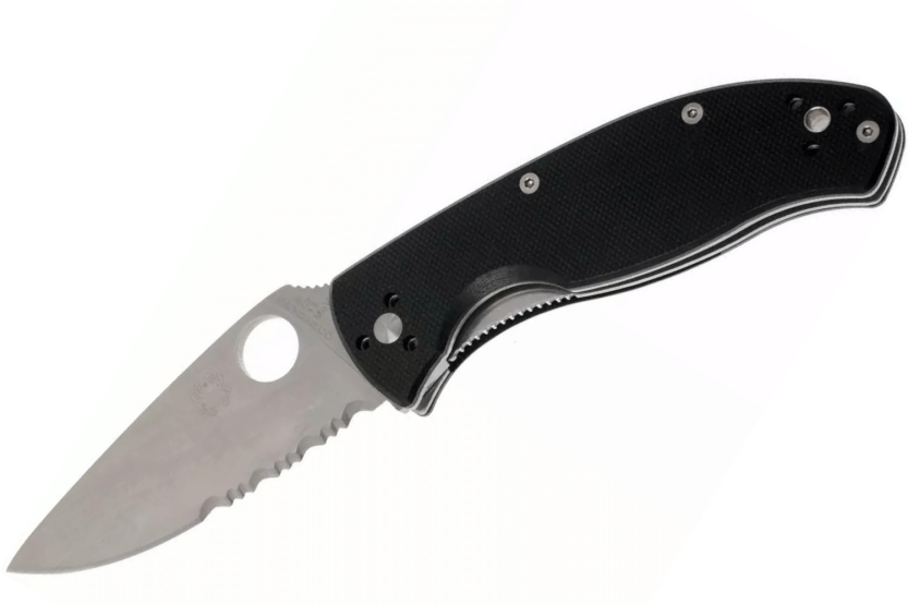 Navaja Spyderco C122GPS Tenacious con mango G10 negro 11.1cm