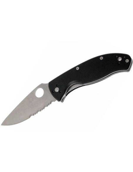 Spyderco Tenacious C122GPS taittoveitsi 11.1cm musta G10 kahva