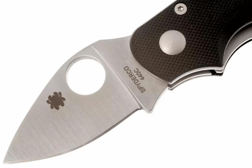 Spyderco Chicago C130GP fällkniv 7,9cm svart G10-handtag