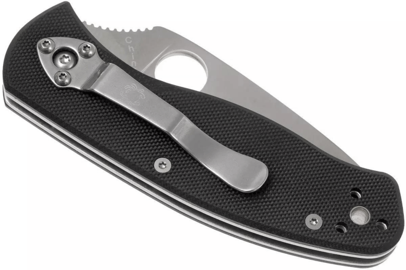 Klappmesser Spyderco Persistence C136GP Griff aus G10 schwarz 10,5cm