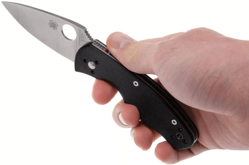 Spyderco Persistence C136GP foldekniv 10,5 cm med svart G10-håndtak