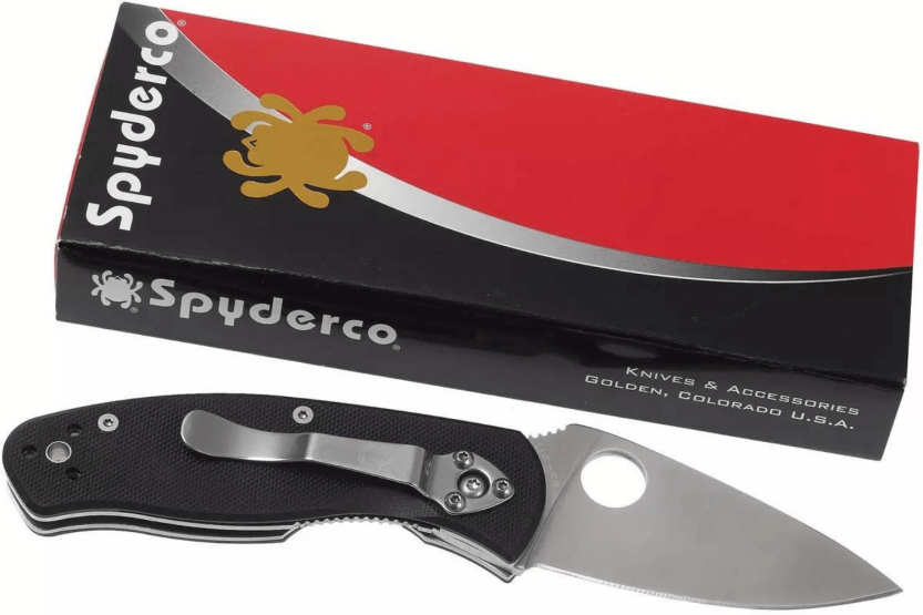 Spyderco Persistence C136GP fällkniv 10,5cm svart G10-handtag