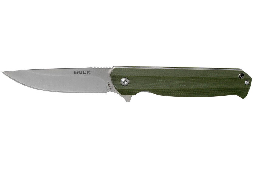 Cuchillo plegable BUCK LANGFORD 025 11.4cm Mango G10