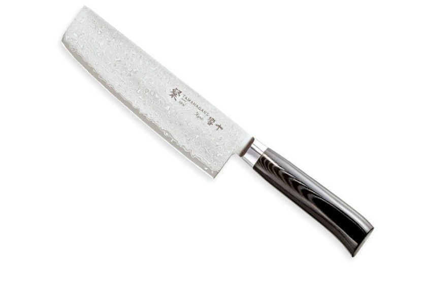 Japanisches Universalmesser Tamahagane Kyoto Klinge 15cm Damaststahl VG5