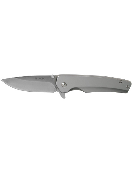BUCK ODESSA folding knife 0254SSS 11.1cm stainless steel handle