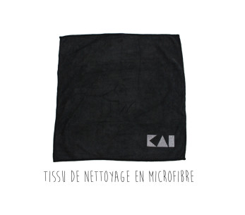 Kit de manutenção de facas de cozinha KAI - Óleo + Microfibra 2