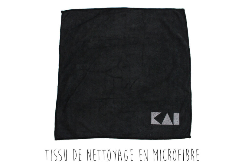 Kit de manutenção de facas de cozinha KAI - Óleo + Microfibra