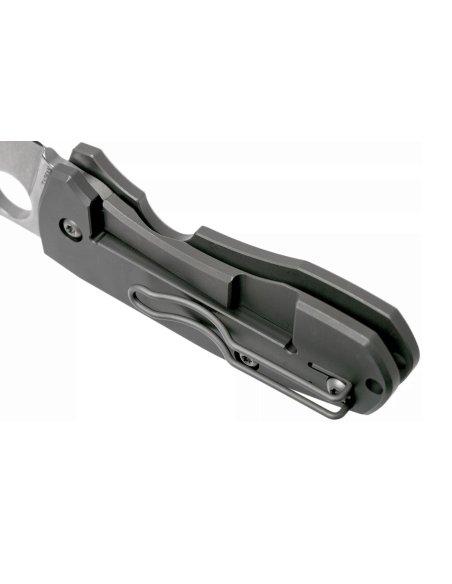 Spyderco Techno 2 C158TIP2 kokoontaitettava veitsi 8.8cm titaanikahva