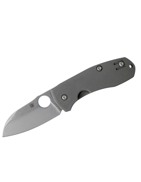 Spyderco Techno 2 C158TIP2 kokoontaitettava veitsi 8.8cm titaanikahva
