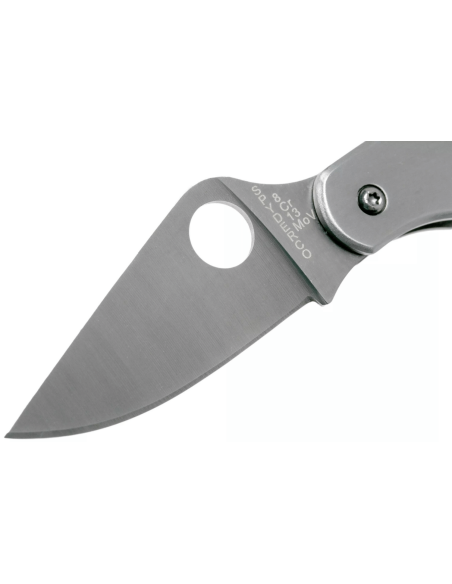 Faca dobrável Spyderco Clipitool C169P cabo de aço de 6,5 cm + cinzel