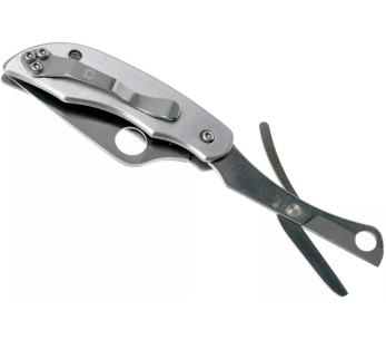 Spyderco Clipitool C169P fällkniv 6,5 cm stålhandtag + mejsel 2