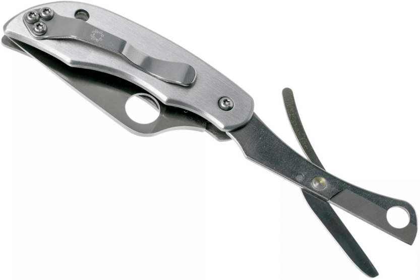 Spyderco Clipitool C169P foldekniv 6,5 cm stålhåndtak + meisel