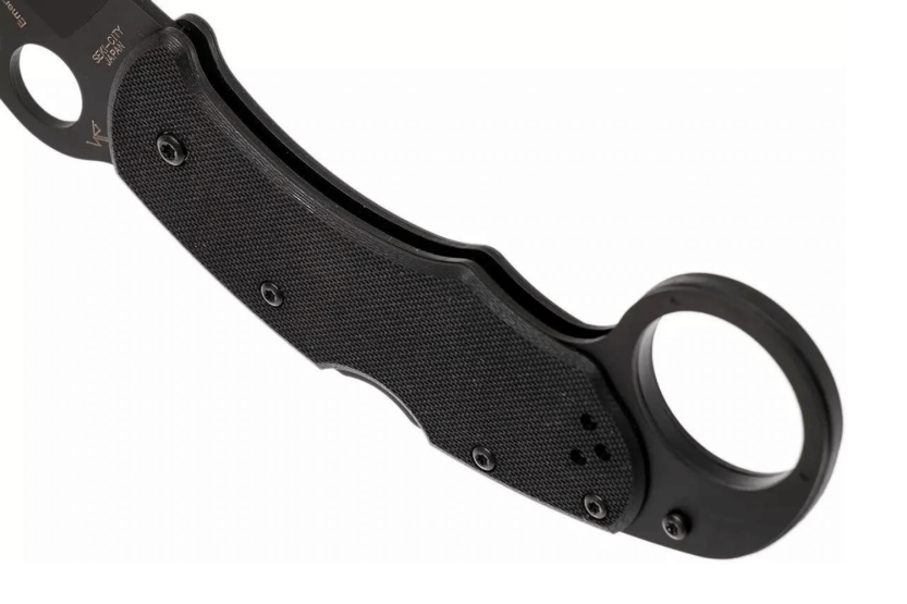 Spyderco Karahawk C170GBBKP fällkniv helsvart G10-handtag 11,4cm