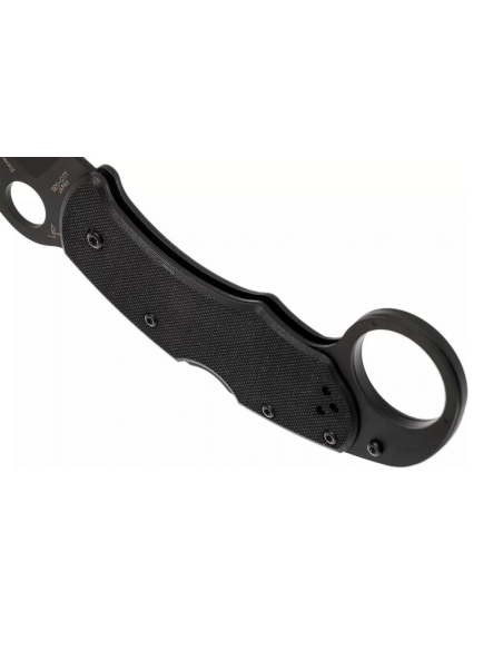 Spyderco Karahawk C170GBBKP fällkniv helsvart G10-handtag 11,4cm