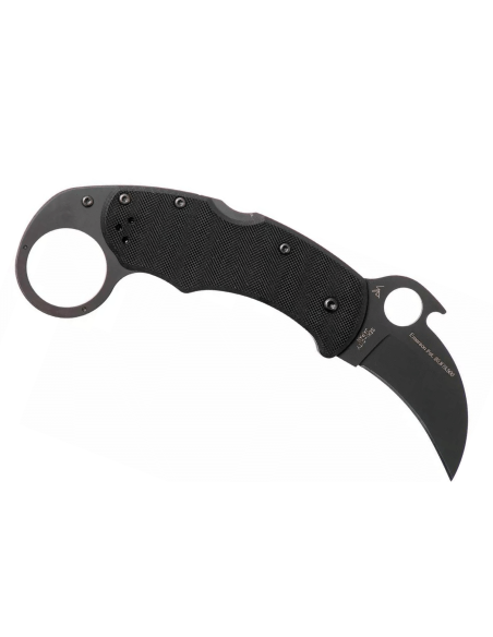 Spyderco Karahawk C170GBBKP folding knife all-black G10 handle 11.4cm