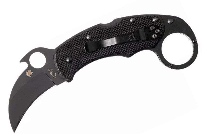 Spyderco C170GBBKP Karahawk coltello pieghevole G10 manico nero 11,4cm