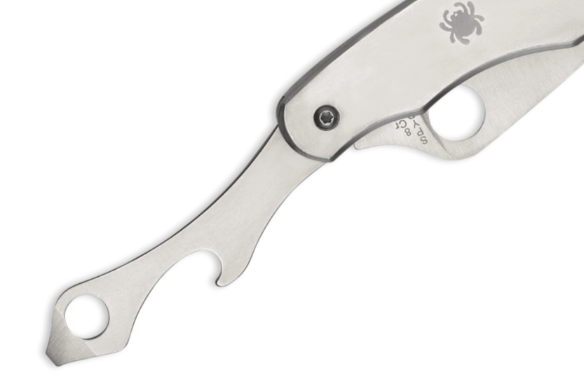 Spyderco Clipitool C175P taittoveitsi 6.5cm teräskahva + pullonavaaja