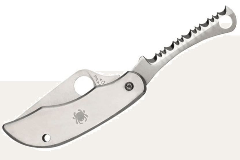 Klappmesser Spyderco Clipitool C176PS Stahlgriff 6,5cm + Säge