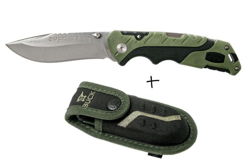 Klappmesser BUCK PURSUIT LARGE 0659GRS Nylon / Glasfaser Griff 12,7cm + Etui
