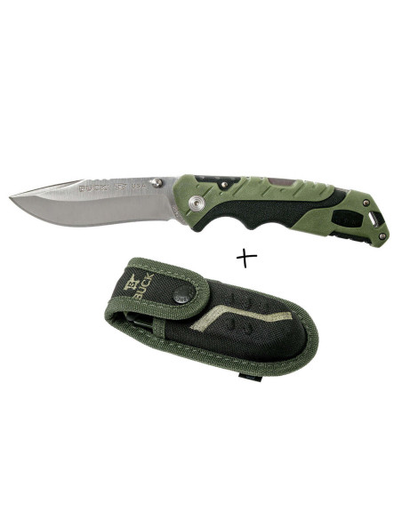 Klappmesser BUCK PURSUIT LARGE 0659GRS Nylon / Glasfaser Griff 12,7cm + Etui