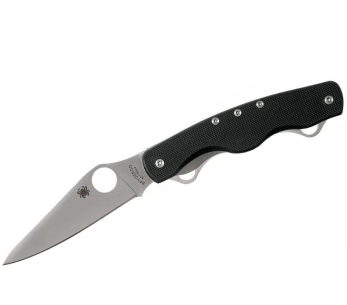 Spyderco Clipitool standard C208GP foldekniv 12,9 cm sort G10-håndtag